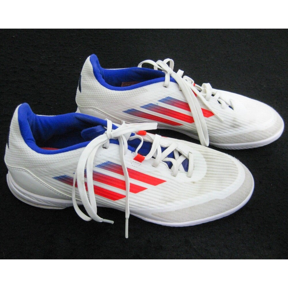 Adidas F50 Indoor Soccer Shoes Mens Size 7.5 White Athletic Futbol Boots Sneaker